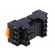 Socket | PIN: 14 | 10A | 300VAC | H: 30mm | W: 30.8mm | Mounting: DIN image 2