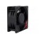 Fan: DC | axial | 12VDC | 92x92x38mm | 309.89m3/h | 74.1dBA | Len: 300mm image 5