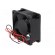 Fan: DC | axial | 24VDC | 60x60x25mm | 49.01m3/h | 38dBA | ball bearing image 8