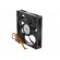 Fan: DC | axial | 24VDC | 80x80x15mm | 53.4m3/h | 29dBA | ball bearing image 8