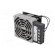 Blower heater | 100W | IP20 | for DIN rail mounting | 80x112x47mm paveikslėlis 2