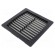 Filter | Cutout: 177x177mm | D: 34mm | IP55 | Mounting: push-in | black image 1