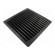 Filter | Cutout: 291x291mm | D: 39mm | IP55 | Mounting: push-in | black image 1