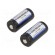 Re-battery: Li-Ion | 16340 | 3.7V | 850mAh | Ø16.8x35.7mm | 2pcs. image 1