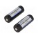 Re-battery: Li-Ion | 18500 | 3.7V | 2000mAh | Ø18.4x52.6mm | 2pcs. image 1