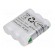 Re-battery: Ni-MH | AA | 3.6V | 1700mAh | soldering lugs | 42x14x50mm image 2