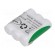 Re-battery: Ni-MH | AA | 3.6V | 1700mAh | soldering lugs | 42x14x50mm image 6