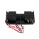 Holder | Leads: cables | Size: AA,R6 | Batt.no: 3 | Colour: black | 150mm image 7