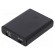 Holder | AA,R6 | Batt.no: 4 | Socket USB | black | with holder image 1