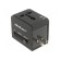 Adapter | 5VDC | 2.1A | Plug: EU | Input: USB A port x2 | Colour: black фото 2