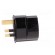Adapter | Plug: with earthing | Input: UK | Out: EU | Colour: black image 7