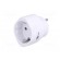 Adapter | Out: EU | Plug: with earthing | Colour: white фото 2