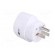 Adapter | Out: EU | Plug: with earthing | Colour: white фото 4