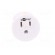 Adapter | Out: JAPAN,USA | Plug: with earthing | Colour: white image 9