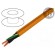 Wire: motor | chainflex® CF885 | 4G2.5mm2 | PVC | orange | stranded | Cu image 1