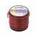 Wire: loudspeaker cable | 2x0.5mm2 | stranded | CCA | black-red | PVC image 2