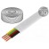 Wire: telecommunication cable | stranded | white | 100m | 0÷60°C image 1