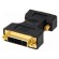 Adapter | D-Sub 15pin HD plug,DVI-I (24+5) socket | Colour: black image 1