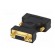 Adapter | D-Sub 15pin HD socket,DVI-I (24+5) plug | Colour: black фото 6