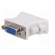 Adapter | D-Sub 15pin HD socket,DVI-I (24+5) plug | Colour: white фото 6