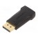 Adapter | DisplayPort plug,HDMI socket | black | Enclos.mat: PVC image 2