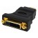Adapter | DVI-D (24+1) socket,HDMI plug | Colour: black фото 1