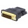 Adapter | DVI-I (24+5) plug,HDMI socket | Colour: black image 1
