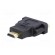Adapter | DVI-I (24+5) socket,HDMI plug | Colour: black фото 2