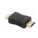 Adapter | HDMI 1.4 | HDMI plug,both sides | Colour: black paveikslėlis 4