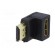 Adapter | HDMI 1.4 | HDMI socket 90°,HDMI plug | Colour: black фото 2