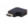 Adapter | HDMI 1.4 | HDMI socket 90°,HDMI plug | Colour: black image 2