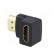 Adapter | HDMI 1.4 | HDMI socket 90°,HDMI plug | Colour: black фото 4