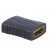 Adapter | HDMI 1.4 | HDMI socket,both sides | Colour: black paveikslėlis 4