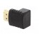 Adapter | HDMI socket 270°,HDMI plug | black фото 8