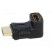 Adapter | HDMI socket 270°,HDMI plug | Colour: black фото 3