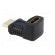 Adapter | HDMI socket 270°,HDMI plug | Colour: black фото 4