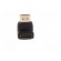 Adapter | HDMI socket 90°,HDMI plug | Colour: black image 9