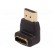 Adapter | HDMI socket 90°,HDMI plug | black image 1