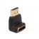 Adapter | HDMI socket 90°,HDMI plug | Colour: black image 8