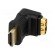 Adapter | HDMI socket 90°,HDMI plug | Colour: black фото 1