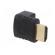 Adapter | HDMI socket 90°,HDMI plug | black фото 8