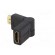 Adapter | HDMI plug,HDMI socket movable ±90° | Colour: black image 4