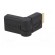 Adapter | HDMI plug,HDMI socket movable ±90° | Colour: black image 6