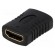 Adapter | HDMI socket,both sides | Colour: black image 1