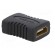 Adapter | HDMI socket,both sides | black фото 4