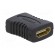 Adapter | HDMI socket,both sides | black фото 9