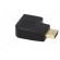 Adapter | HDMI socket,HDMI plug 90° | Colour: black фото 8