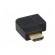 Adapter | HDMI socket,HDMI plug 90° | Colour: black фото 9