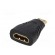 Adapter | HDMI socket,HDMI mini plug | Colour: black image 2