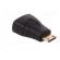 Adapter | HDMI socket,HDMI mini plug | Colour: black фото 4